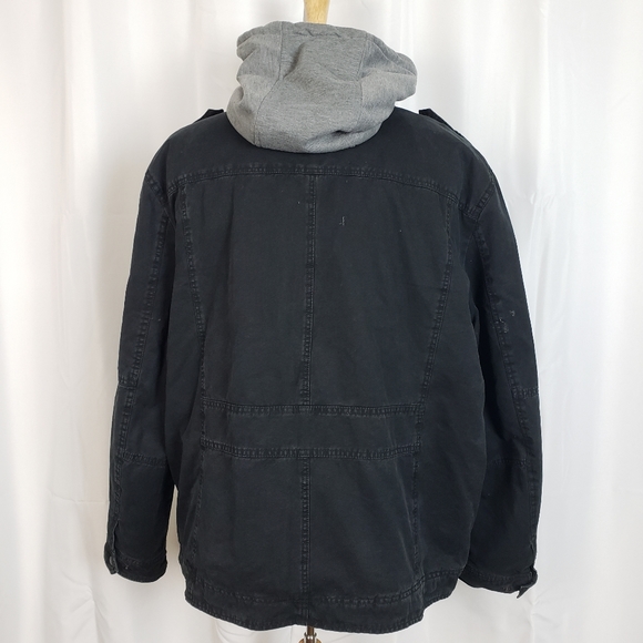 Levi's Double Layer Fleece Lined Military Chore Coat Style Jacket - Picture 3 of 6